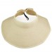 s Hats Visor Cap222559599053 Wide Packable Gardening Straw Up Roll Shade  eb-97915434
